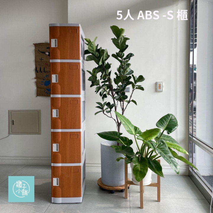 10人 ABS櫃- S 木紋門板- 把手櫃台北酒店飯店置物櫃